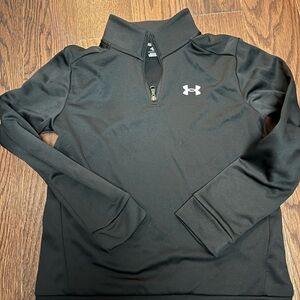 YLG under armour black quarter zip